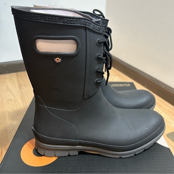BOGS Amelia Lace Boots NEW Sz 9 Women’s Winter Snow Rain Waterproof Lace Up - Picture 3 of 7